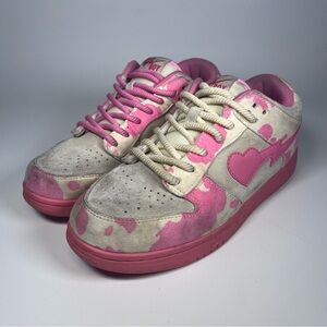 Sad Boy Saga Skywalker Strawberry Milk Sneakers Pink/White Men's 9 Women's 12